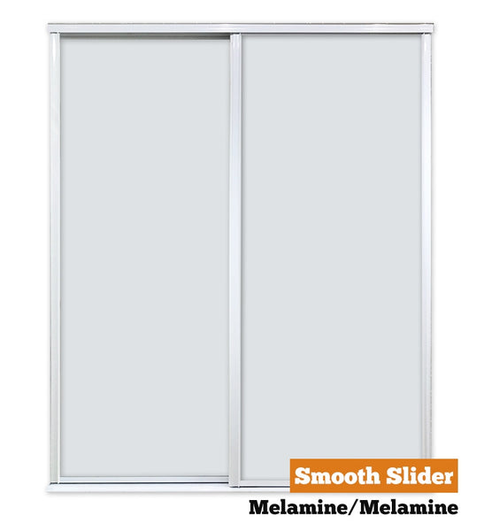 Smooth Sliders - Double - Melamine-Melamine