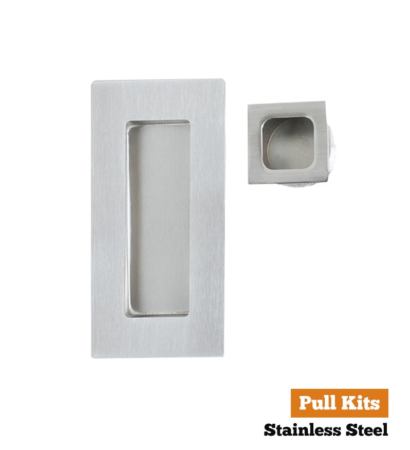 Square Edge Flush Pull Kit