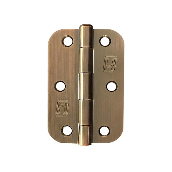 Hinge Steel 89X58X2  1/2 Radius Bronze