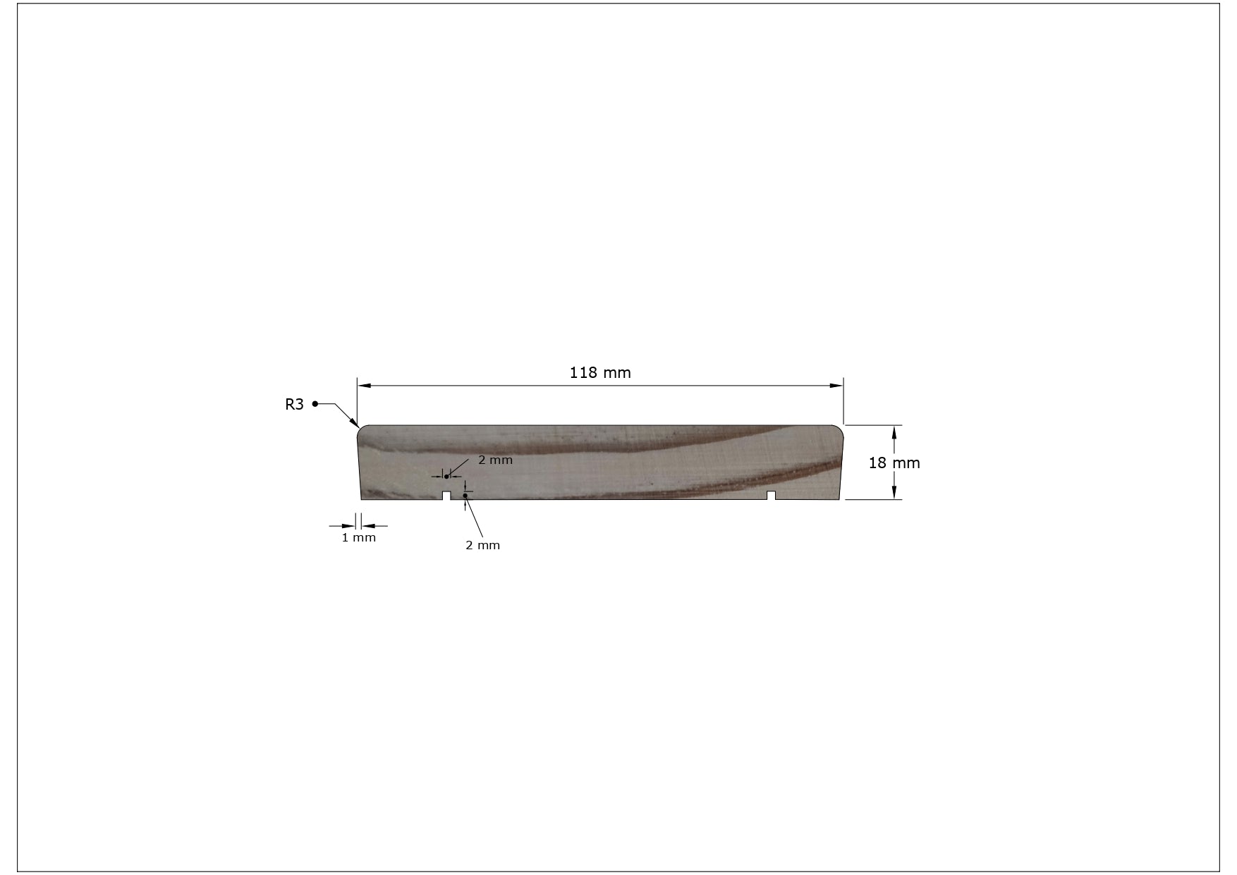 Interior Flat Jamb 118 x 18mm