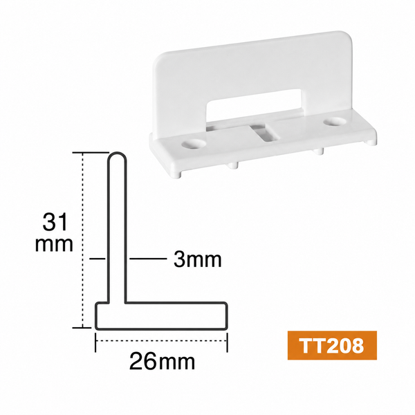 Sliding Door Guides(Pack of 1) - TT208
