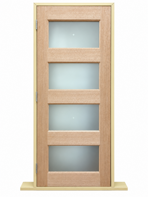 Entrance Door Prehung Meranti Veneer door 1980MM HIGH X 810MM WIDE