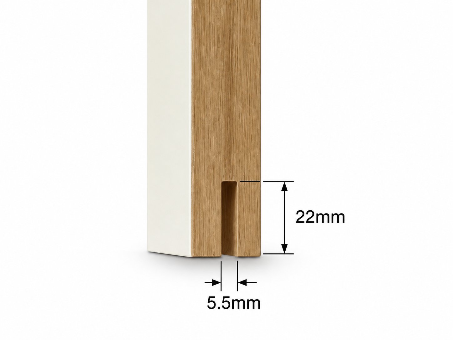 Surcharge T-guide cutout