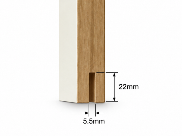 Surcharge T-guide cutout