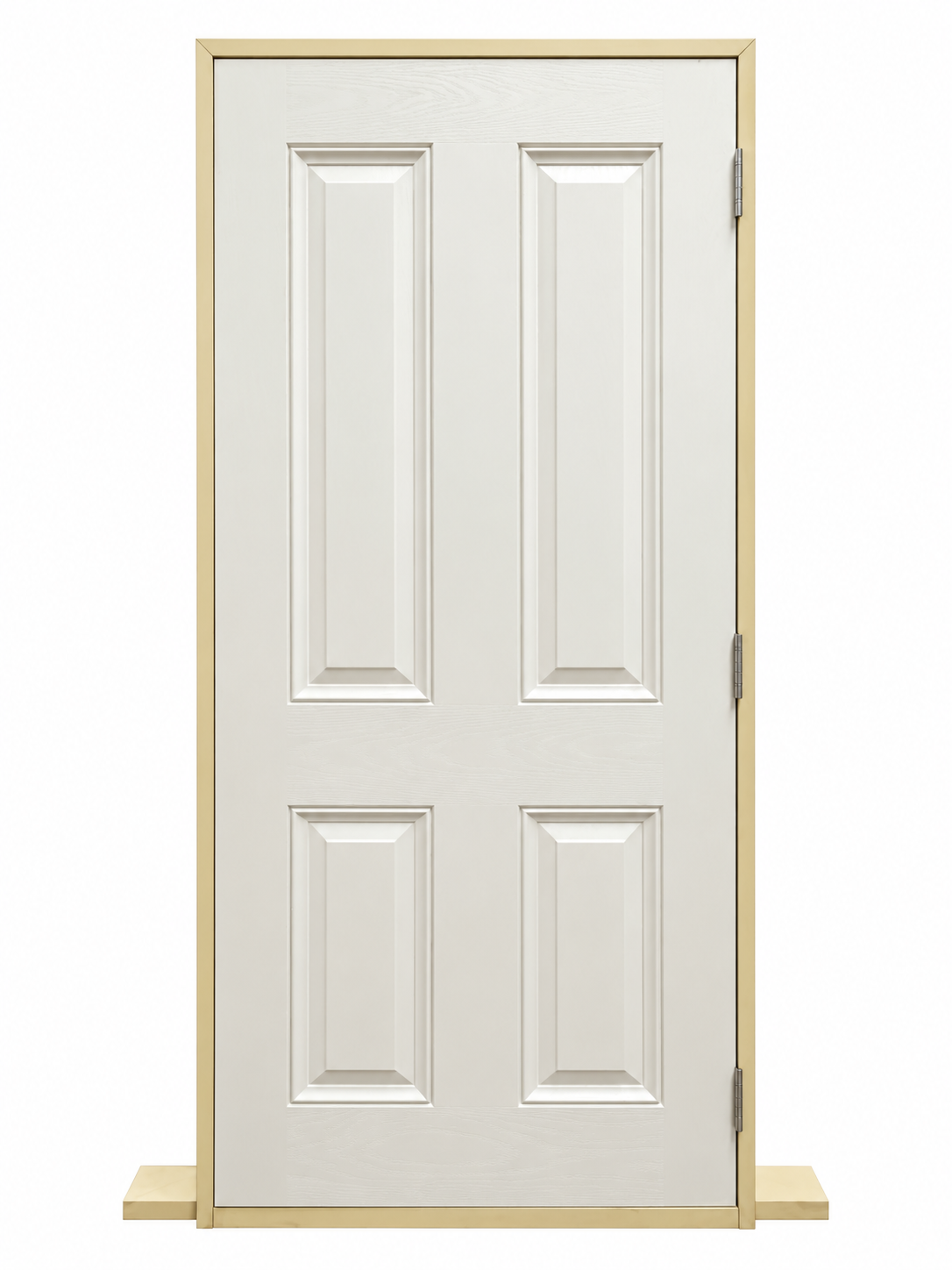 Exterior Prehung Fibreglass door 860MM WIDE 4 Panel