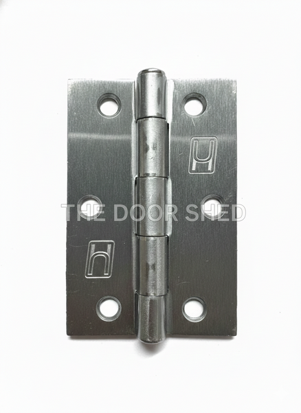 Hinge Steel 89x58x2mm Square Satin Chrome