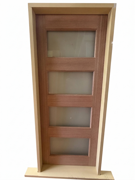 Entrance Door Prehung Meranti Veneer door 1980MM HIGH X 810MM WIDE