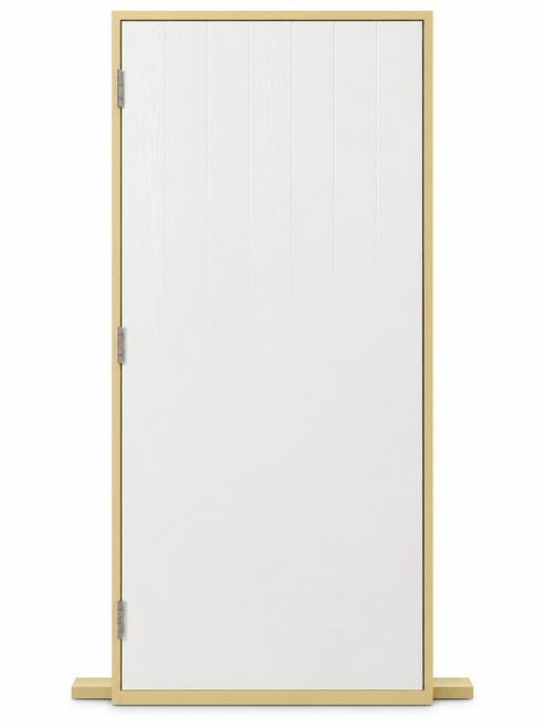 EXTERIOR FIBREGLASS TG&V PREHUNG DOOR 860MM WIDE
