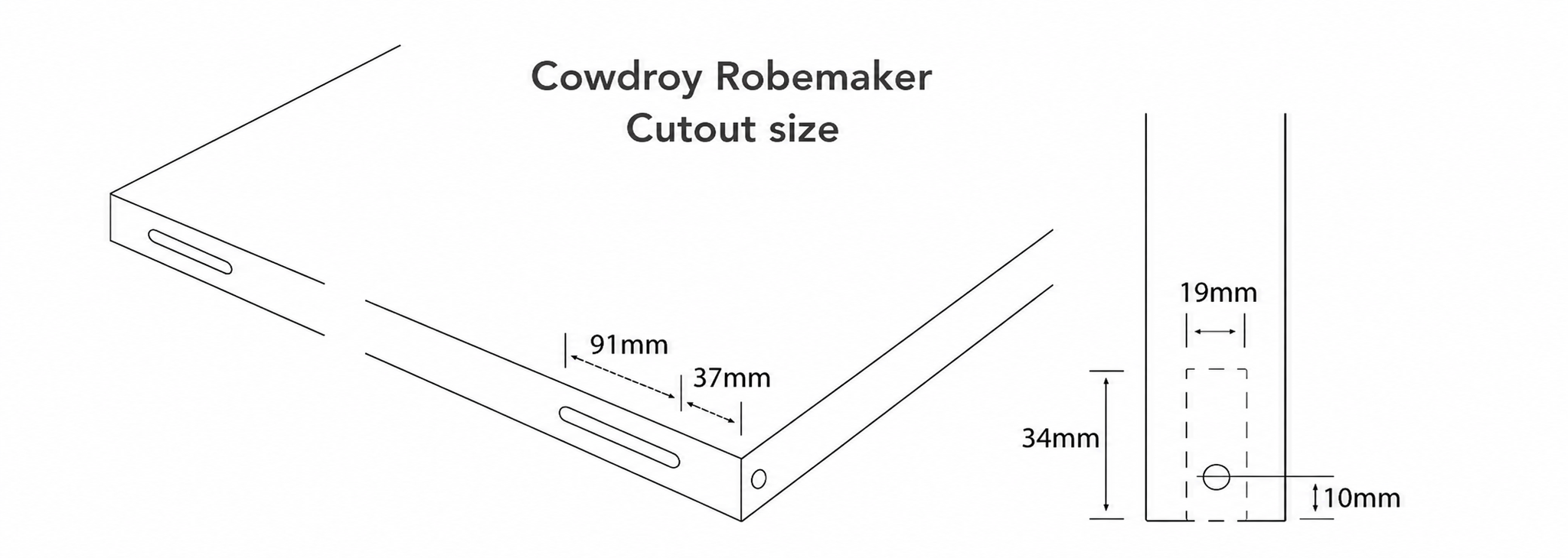 Surcharge P580 Robemaker cutout