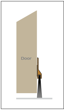 Cowdroy CM2K Plastic Door Seal