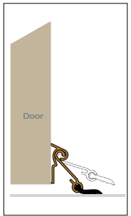 Cowdroy CM3 Alu Automatic Door Seal