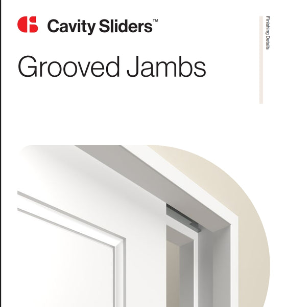 CS For Doors SpaceMaker Cavity Slider - Grooved Jamb - 90mm Stud