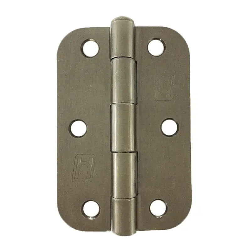 Hinge Steel 89X58X2  1/2 Radius Gunmetal