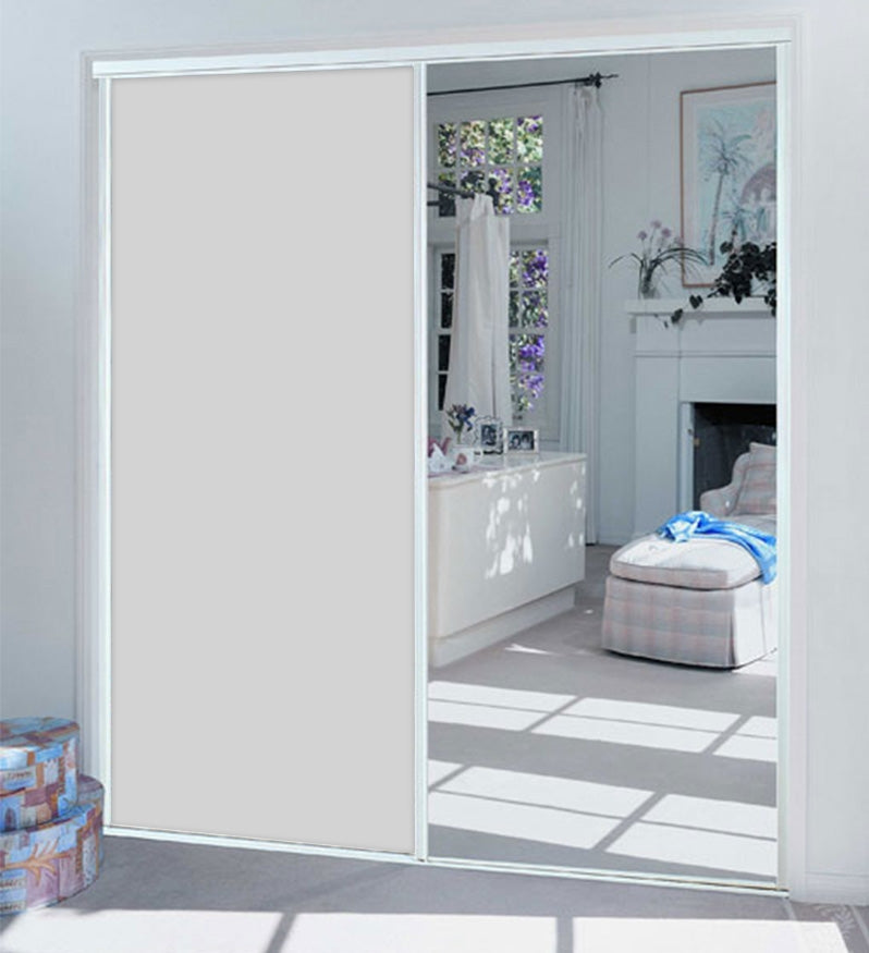 Smooth Sliders - Double - Melamine-Mirror