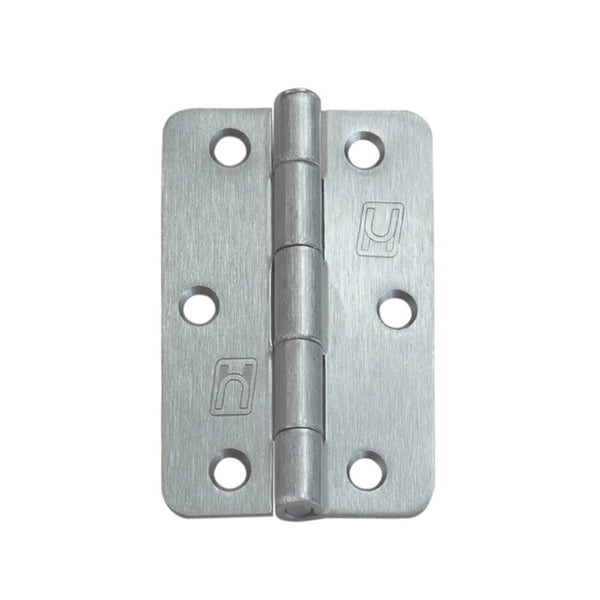 Hinge Steel 89X58X2  1/4 Radius (GREASED PIN)