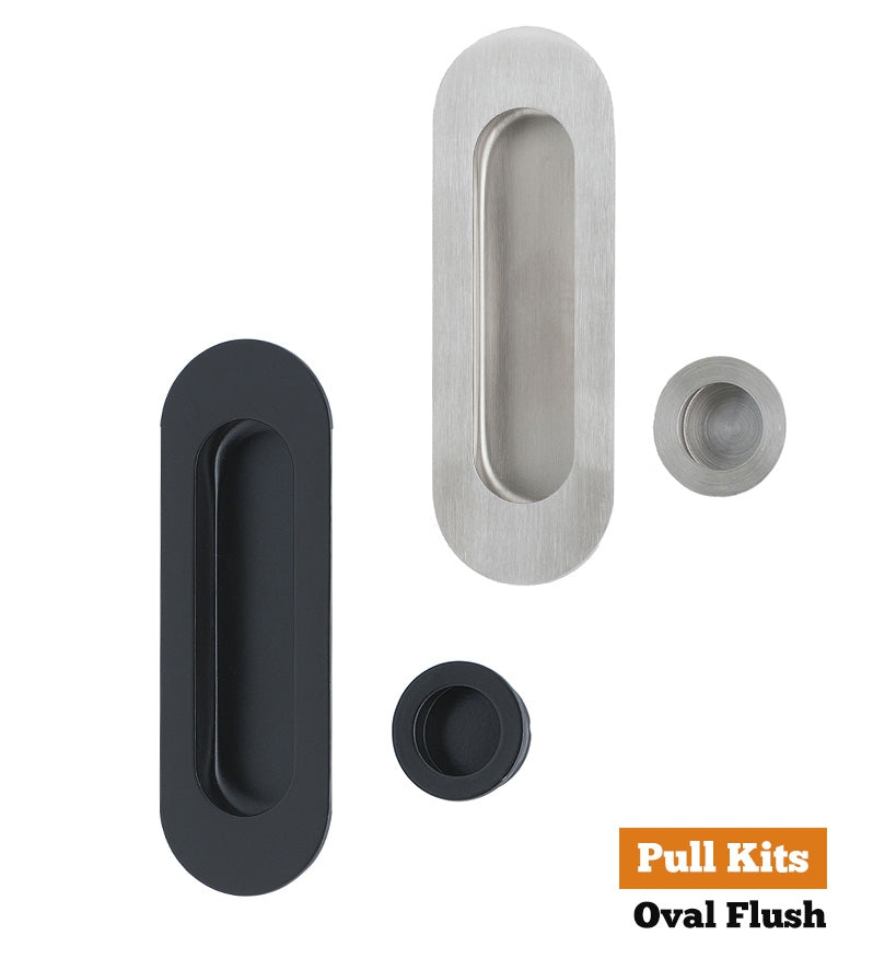 Oval Flush Pull Kit – The Doorshed