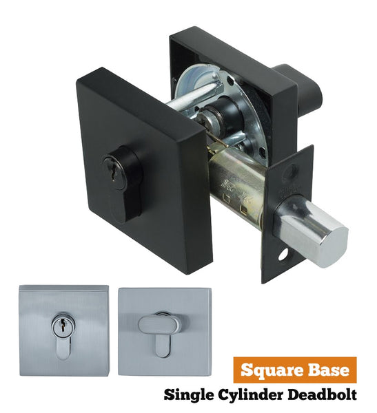 S range single cylinder deadbolt - Square